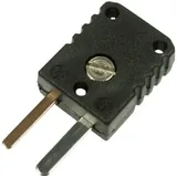 B + B THERMO-TECHNIK 0220 0006 Miniaturstecker Typ J, schwarz Schwarz Inhalt: