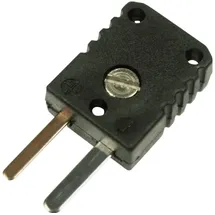 B + B THERMO-TECHNIK 0220 0006 Miniaturstecker Typ J, schwarz Schwarz Inhalt: