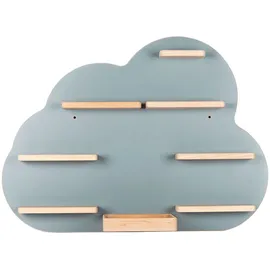 BOARTI Kinderregal Wolke Holz grau