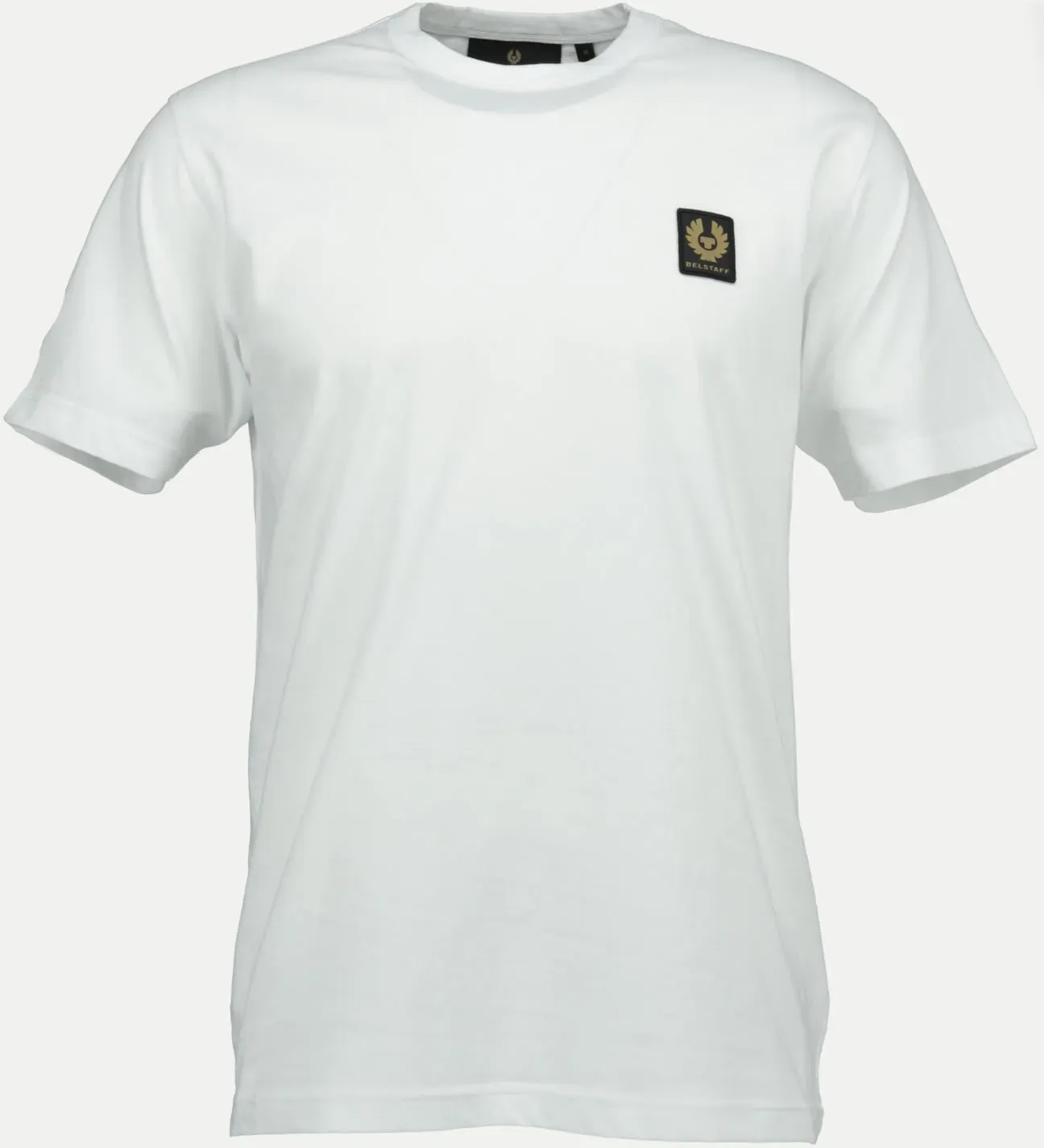 T-Shirt mit Logo-Patch Weiß L