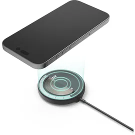 Hama kabelloses Qi2-Ladepad, 15W Wireless Charger, magnetisch, schwarz