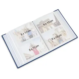 Hama London blau 100 Blätter, 9 x 13 cm, Fotobuch zum Einstecken)