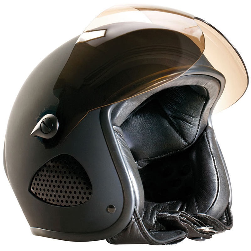 Bores Gensler Slight II Jet helm, zwart, S