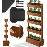 Kesser Blumentreppe mit 5 Etagen 81 x 52 x 180 cm Braun