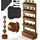 Kesser Blumentreppe mit 5 Etagen 81 x 52 x 180 cm Braun