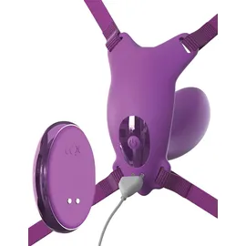Fantasy For Her Vibro-String „Ultimate G-Spot Butterfly Strap-on“ mit Fernbedienung, lila