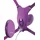 Fantasy For Her Vibro-String „Ultimate G-Spot Butterfly Strap-on“ mit Fernbedienung, lila