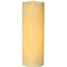 Star Trading LED Grande flackernd, Batterie, Timer, creme, 38cm