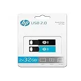 PENDRIVE HP 32 GB USB2.0 V212 W Schwarz - 2 Stück PENDRIVES