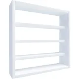 VCM Hängeregal Esaldi 40 x 40 x 10 cm Weiß