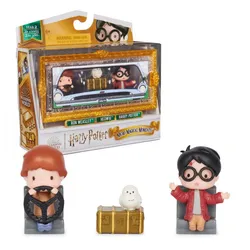 Harry Potter Doppelpack Mini-Figuren Harry und Ron mit Zubehör