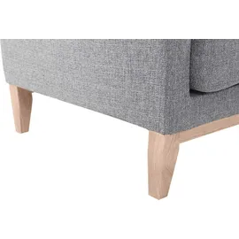miliboo Ecksofa rechts skandinavisch Hellgrau OSLO