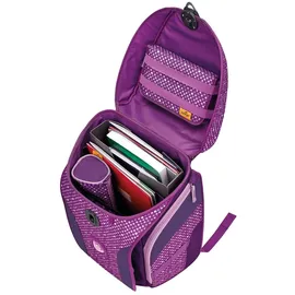 DerDieDas ErgoFlex Max 5-tlg. purple dots mit Turnbeutel