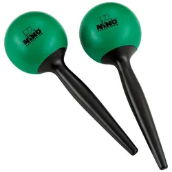 Nino Percussion Plastic Maracas Plastic, Green - Maracas