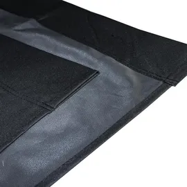 Estexo Ersatzbezug Doppel-Sonnenliege Stoffbezug Gartenliege XXL Duo-Relaxliege Schwarz