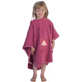 Wörner Badeponcho WÖRNER "Einhorn Poncho", light mauve, L: 60cm, Baumwolle, Hausmäntel, maschinenwaschbar, trocknergeeignet