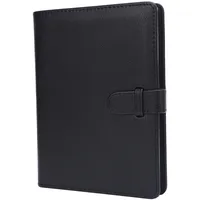 PU Leder -Portfolio -Fotoalbum, Vielseitiges Reißendes Fotoalbum für eine Breite Kamera 400 300 210 (Black)