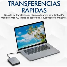 LaCie Mobile Drive Moon 1 TB USB 3.0 Silber STLP1000400