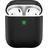 Keybudz Artisan Leder Schutzhülle für Apple AirPods Case, Etui Hülle, Echtleder, Kopfhörer Ohrhörer Zubehör Ladecase, schwarz