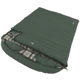 Outwell Camper Lux Double Erwachsener Halb-rechteckiger Schlafsack Baumwolle, Polyester Grün