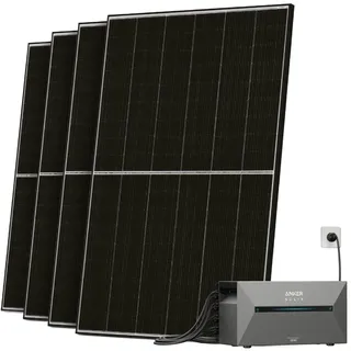 1760 W / 800 W inkl. 1,6 kWh Anker Solix 2 Pro Speicher