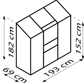 Vitavia Ida 1300 Alu eloxiert ESG 3 mm 1,3 m2