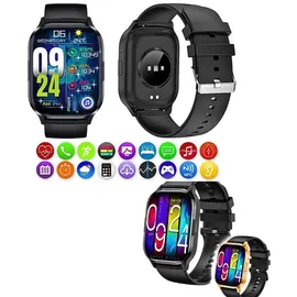 Fontastic Mento AMOLED Smartwatch schwarz - Schwarz