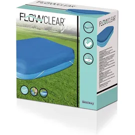 BESTWAY Flowclear PE-Abdeckplane blau 305 x 183 x 56 cm