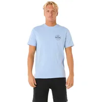 Rip Curl Staple Kurzarm-t-shirt - Ice Blue - S