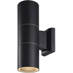 Außen Beleuchtung UP DOWN Strahler Wand Lampe Fernbedienung im Set inklusive RGB LED Leuchtmittel