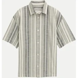 Tom Tailor Loose Fit Kurzarmhemd Grün M