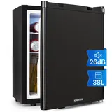 Klarstein Mini Kühlschrank für Zimmer, Mini-Kühlschrank für Getränke, Snacks & Kosmetik, Kleine Minibar, Kühlschrank Klein & Leise, Verstellbare Ablagen, Kleiner Skincar Kühlschrank 6-18°C, 38L