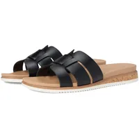 SKECHERS Damen Desert KISS Low PEAK LOOK Schiebe-Sandalen, black 39 EU