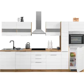 kochstation Küchenzeile KS-Luhe 330 cm weiß