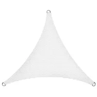 Estexo Sonnenschutzsegel Sonnendach Sonnenschutz UV-Schutz HDPE Weiß (dreieck)