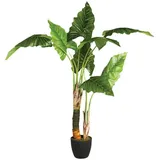 Atmosphera Créateur d'intérieur Kunstpflanze in grün | Künstlicher Bananenbaum H 120 Cm