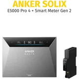Anker SOLIX Solarbank 4 E5000 Pro mit Smart Meter Gen 2,5000w Solareingang,2500w Power,10000 Ladezyklen