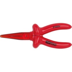 KS Tools CLASSIC 1000V Langbeck-Flachzange, 160 mm Arbeitskopf beschichtet