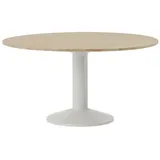 Muuto - Midst Esstisch, Ø 140 cm, Eiche geölt / grau