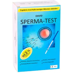 3 x David Spermatest Set semen sperm Fruchtbarkeitstest