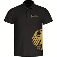multifanshop Poloshirt schwarz XL