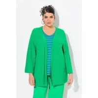 Ulla Popken Strickjacke in naturgrün | Gr.: 54-56