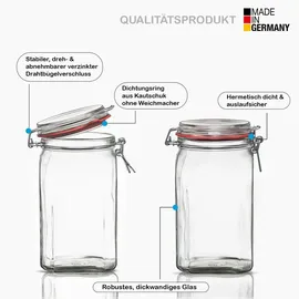 Thats Shopping Einmachglas 1500 ml 6 St.