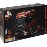 Italeri 3897 Scania R730 V8 Black Amber Truckmodell Bausatz 1:24