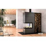 Hitze TRINITY 80x35x53.G TRI BOX Kaminbausatz grau BImSchV II BAUART1
