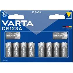 LITHIUM CR123A 10er Megablister, Batterien