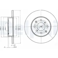 Delphi Bremsscheibe BG3262