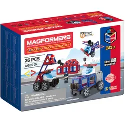Magformers 278-58 - Amazing Police&Rescue Set, Baukasten