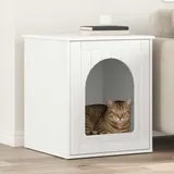 Zeitloses Katzenhaus für den Innenbereich | Katzenbett | Schlafhöhle | 53x52x62