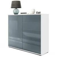 Vladon Kommode, Grau, 79x74x36 cm, Wohnzimmer, Kommoden & Sideboards,